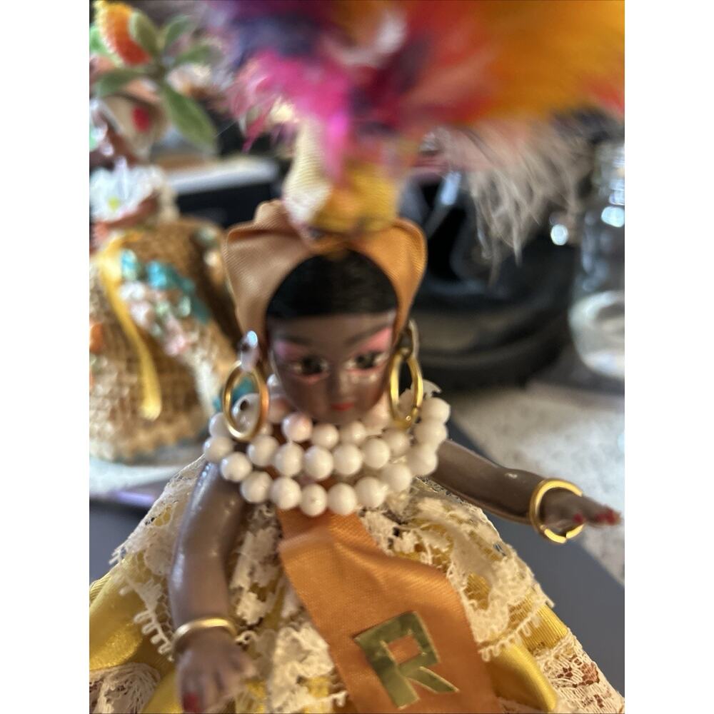 Vintage 7" Rio de Janeiro, Souvenir doll figurine